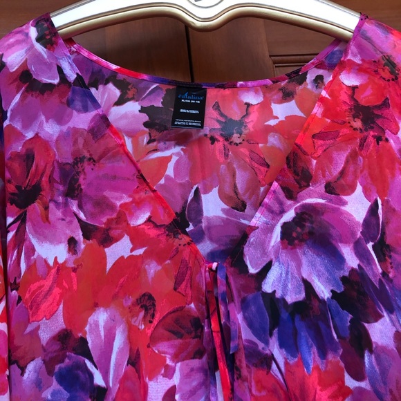 Catalina Beach / Lingerie Cover Up w/Front Tie - Picture 3 of 8